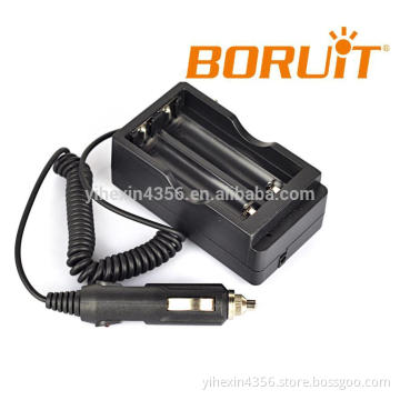 Double solt Rechargeable 18650 Battery Car Charger